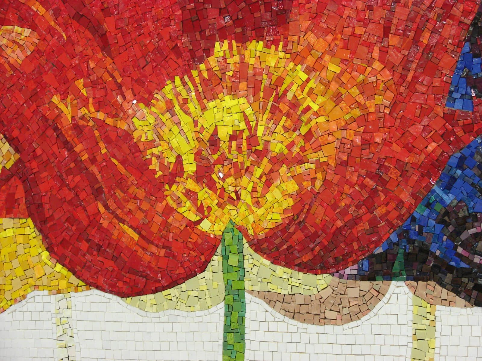 Mosaic Traditionl technique with Orsoni Venetian Smalti Tiles